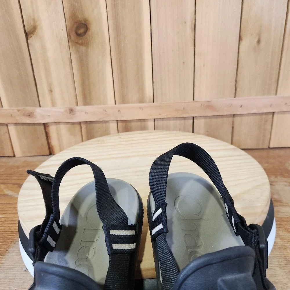 Chaco Chillos Clog Sandals Shoes Mens 10 Black Closed Toe Adjustable Outdoor
